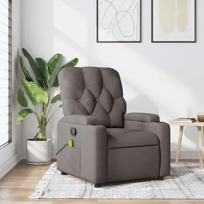 Produktbild von Cloris Designermöbel Massagesessel Taupe Stoff 2024 Neu