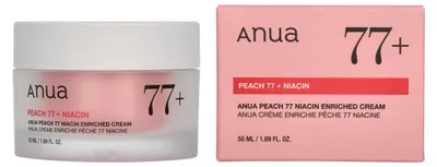 Produktbild von ANUA PEACH 77 NIACIN ENRICHED CREAM 50ml - Feuchtigkeitsspendende und aufhellende Gesichtscreme