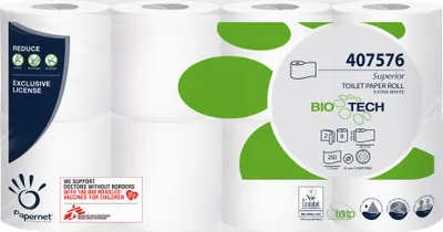 Zdjęcie produktu dla Papier toaletowy Papernet Superior BIO TECH