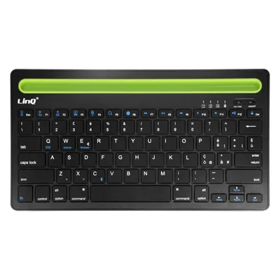 Immagine prodotto di Tastiera QWERTY senza fili LinQ nera, compatibile con iOS / Android / Windows