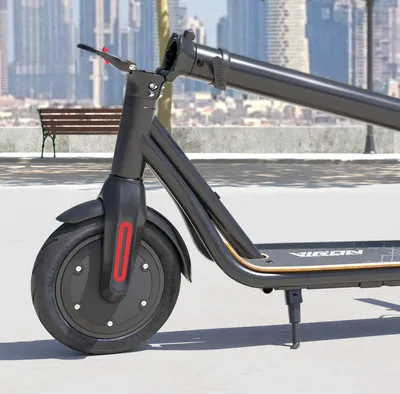 Produktbild von Elektro Scooter mit Straßenzulassung ABE E-Scooter 20 km/h Aluminium Elektroroller eKFV Zulassung Faltbar Roller EScooter - schwarz