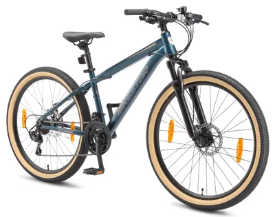 Produktbild von BIKESTAR Mountainbike 26 Zoll | 15 Zoll Rahmen, 21 Gang Shimano Schaltung, Scheibenbremse | Blau
