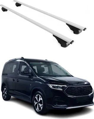 Produktbild von Dachträger Grundtäger für Ford Transit Connect 2013-2021 75kg Metall Silber 2x