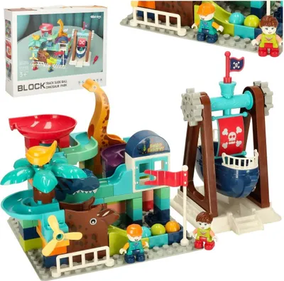 Immagine prodotto di Blocchi creativi pista per biglie parco dinosauri 121sz