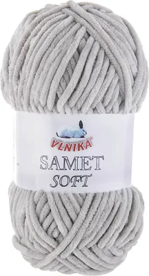 Produktbild von 100g Strickgarn Samet Soft Chenille-Strickgarn Samtwolle flauschig Farbwahl