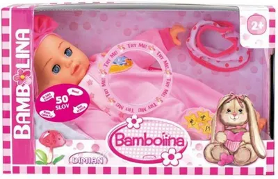 Obrázok produktu pre Panenka Bambolina Bebe 34 cm s 50 českými slovy