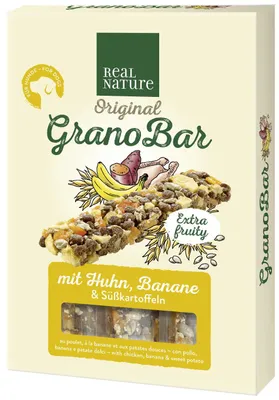 Produktbild von REAL NATURE Grano Bar Riegel 4 Stück, 100 g