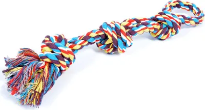 Produktbild von Duvo+ Hundespielzeug Knot Baumwolle + Schlaufe, Maße: 60 cm
