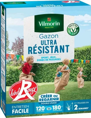 Image de Gazon ultra resistant VILMORIN, 3 kg, 120 m²