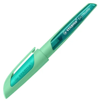 Produktbild von STABILO Schulfüller mit Standard-Feder M - EASYbuddy Pastel in minzgrün - blau (löschb…