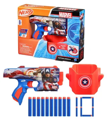 Produktbild von Nerf Captain America, Spielzeug-Zerstörer, 8 Jahr(e), 99 Jahr(e), 263 g