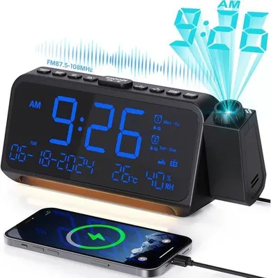 Obrázok produktu pre Digitálne rádiobudík, čierne
