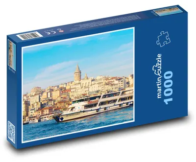 Produktbild von Puzzle 1000 Galataturm in der Türkei - martinpuzzle