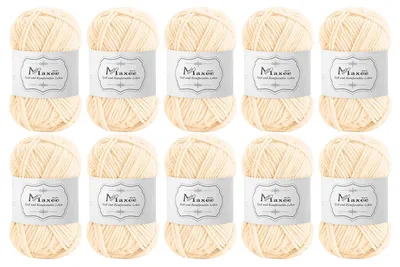 Produktbild von Mehrfarbiges Acrylgarn zum Stricken und Häkeln, 500 g