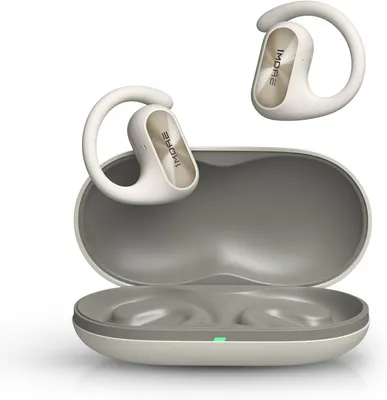 Produktbild von Open Ear Kopfhörer, 5.3 Bluetooth Kabellose Headphones mit 4 mikrofon, Earbuds mit Ohrbügeln, 30 Std. Spielzeit, ENC Anruf Noise Cancelling, IPX5