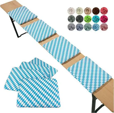 Productafbeelding van Set van 4 Bierbank Kussens voor Tuin en Biertent