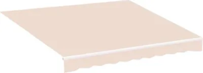 Produktbild von Sonnenschutztuch Valora 300x250cm – Ersatzstoff 420D Oxford – Schattentuch – Markisentuch – Sonnenschutz – Polyurethanbeschichtet – Beige