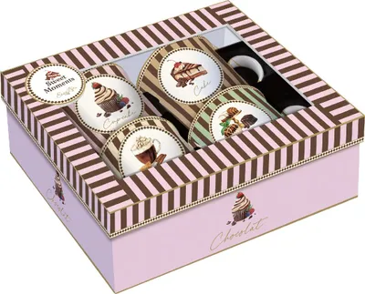 Obrázek produktu pro Čtyři porcelánové hrnky Sweet Moments