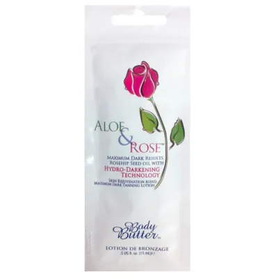 Productafbeelding van Lichaamsolie met aloë vera en een roze accelerator voor bruining, 15 ml