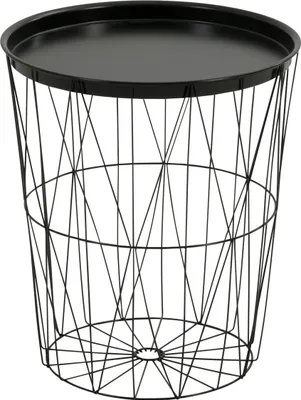 Produktbild von Beistelltisch, schwarz, Ø ca. 40 x 46 cm