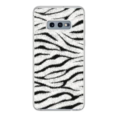 Produktbild von MuchoWow® Handyhülle Schutzhülle Hülle für Samsung Galaxy S10e Tiermuster - Zebra - Weiß Silikon Softcase Handy Hülle - Handy