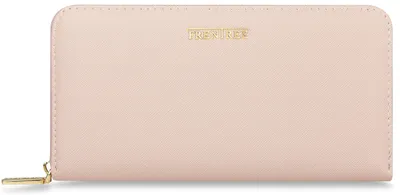 Produktbild von FRENTREE® Damen Geldbörse groß mit RFID-Schutz, 100% , elegantes Portemonnaie mit Handyfach - Rosa