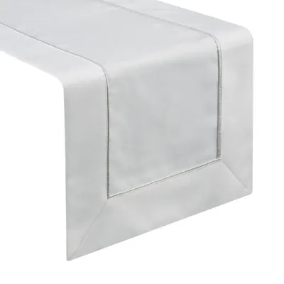 Zdjęcie produktu dla Eurofirany 382225, Prostokątny, Biały, Poliester, Bieżnik, 40 x 180 cm, 350 g