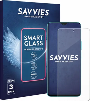 Produktbild von 3x Savvies Schutzglas Folie für Honor 90 Lite 9H Panzer Schutzfolie Glas Displayschutz klar transparent
