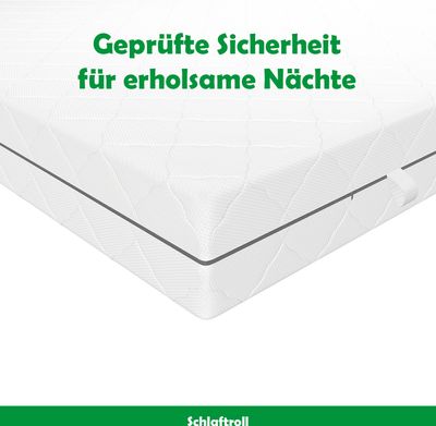 Taschenfederkernmatratze 100x200 - 7 Zonen - Ergonomische Matratze 100x200 für jede Schlafposition - Matratze 100 x 200 atmungsaktiv - Versendet als Rollmatratze 100x200 - Matratzen 100 x 200 - Matratze 100x200 H3 - Federkernmatratze 100x200 - Taschenfederkernmatratze 100x200 - Matratze 100x200cm - Matratze 100x200 H3 - Federkernmatratze 100x200 - Matratzen 100 x 200 - Matratzen 100 x 200 als Rollmatratze 100x200