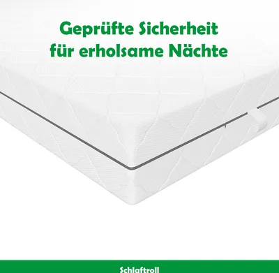 Produktbild von Taschenfederkernmatratze 80x200 - 7 Zonen - Ergonomische Matratze 80x200 H3 - Matratze 80x200 atmungsaktiv - Höhe 21cm - Versendet als Rollmatratze 80x200 - Matratzen 90x200 als Rollmatratze 90x200 - Matratze 90x200cm - Matratze 90x200 H3 - Federkernmatratze 90x200 - Taschenfederkernmatratze 90x200 - Matratzen 90x200 - Matratze 90x200
