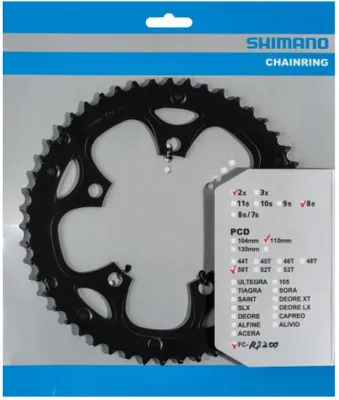 Immagine prodotto di SHIMANO FC-RS200 50 denti per KSR - prestazioni efficienti su bici da corsa...