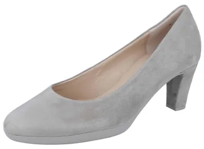 Produktbild von GABOR Damen Plateau Pumps beige Rauleder - Größe: UK 6,5