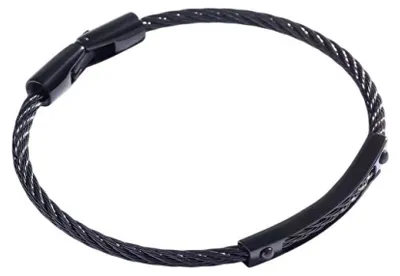 Produktbild von Schwarzes Herren-Stahlarmband MCGB5002B