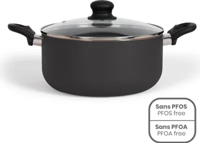 Image de Faitout aluminium 24cm avec couvercle - Livoo - MEP150N -