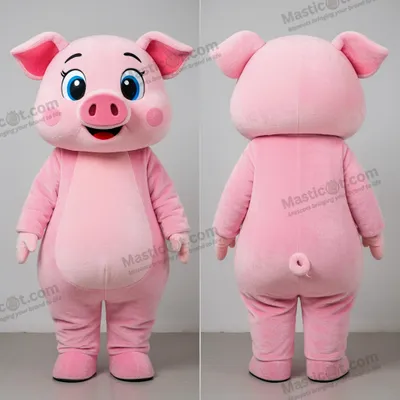 Immagine prodotto di Maschera/Costume MASTICOT Porcellino Rosa Divertente