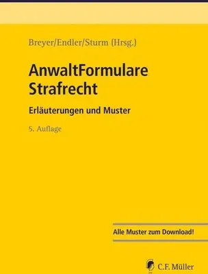 Obrázek produktu pro AnwaltFormulare Strafrecht