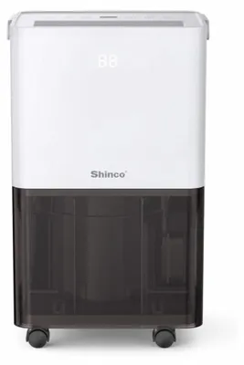 Immagine prodotto di SHINCO Deumidificatore elettrico 10L, deumidificatore per ambienti con sensore di umidità, per 45m³ (15m²), risparmio energetico, filtro a carboni attivi, lavanderia asciutta, riavvio automatico, tubo di scarico