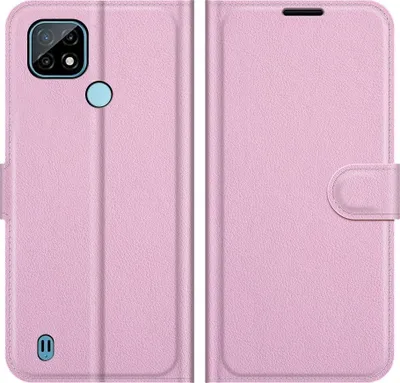 Produktbild von Mobigear Classic  Realme C21 Hülle Klapphülle Geldbörse - Pink