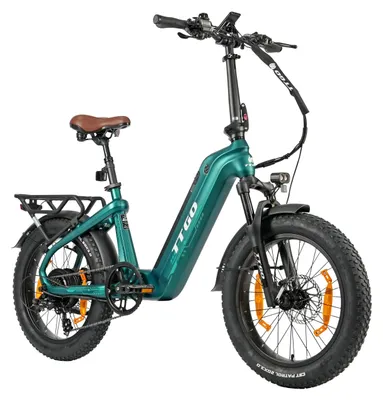 Obrázek produktu pro Elektrokolo F8 Fatbike – kola 51 cm – lithiová baterie 18 Ah – dojezd 31–60 km – snímač točivého momentu – hydraulické kotoučové brzdy – zelená