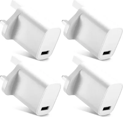 Produktbild von CELLONIC 4X 5W Port USB Ladegerät für 5V / 1A, 1000mA mit 5W - 1A Schnellladegerät USB Power adapter USB Netzteil Ladeadapter Steckdose Netzstecker USB Charger Ladestecker