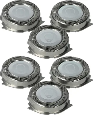 Produktbild von vhbw 6x Ersatz-Scherköpfe kompatibel mit Philips HQ7290, HQ7340, HQ7310, HQ7320, HQ7360, HQ7330, HQ7350, HQ7260, HQ7300 Elektrorasierer, Silber