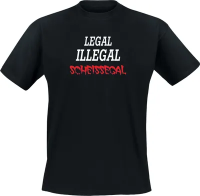 Produktbild von Legal Illegal Scheissegal - T-Shirt