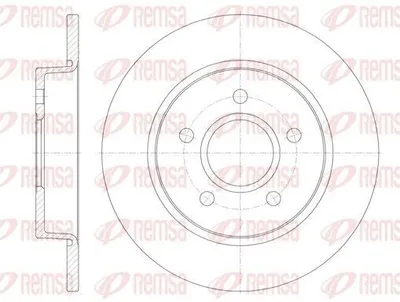 Produktbild von 2x REMSA Bremsscheibe 6846.00 hinten für FORD Focus II Schrägheck (DA_ HCP DP)