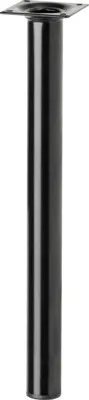 Produktbild von Tarrox Tischbein rund Ø 30 x 500 mm, schwarz