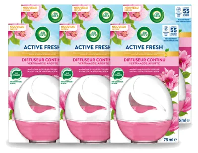 Productafbeelding van 6 x Air Wick Deco Sphere geurverspreider Magnolia & Kersenbloesem – 75 ml - Voordeelverpakking - 6 stuks