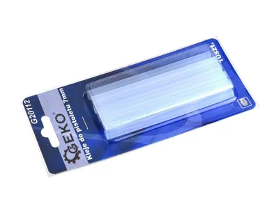 Produktbild von Klebstoffe für Klebepistole 7mm 10St. Schmelzkleber Hot Melt Sticks weiß