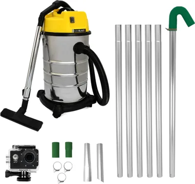 Produktbild von 30L Nass- & Trocken Staubsauger, 7,5m Dachrinnenstangen, Kamera