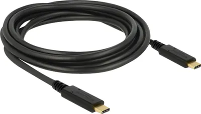 Image de DELOCK Câble USB C > C E-Marker 5A 3.0m noir