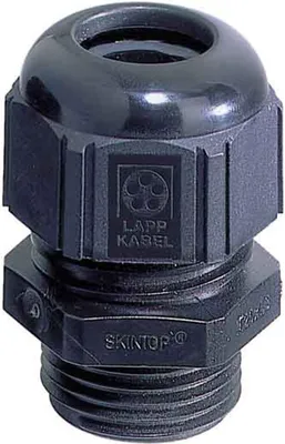 Immagine prodotto di Raccordo filettato M32x1,5, codice SKU-M32, realizzato in poliammide (PA), lunghezza filettatura 10,0 mm - confezione da 1 pezzo