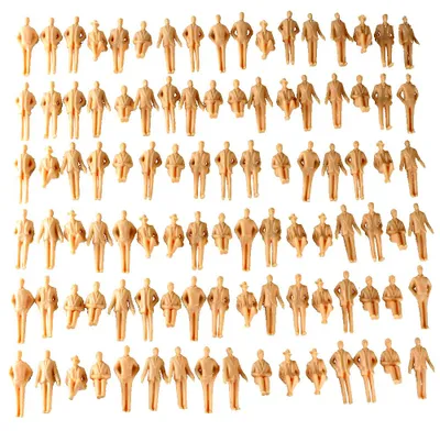 Produktbild von Nur Männer Spur 1 Figuren | Miniaturen 1:32 (100 Stück)